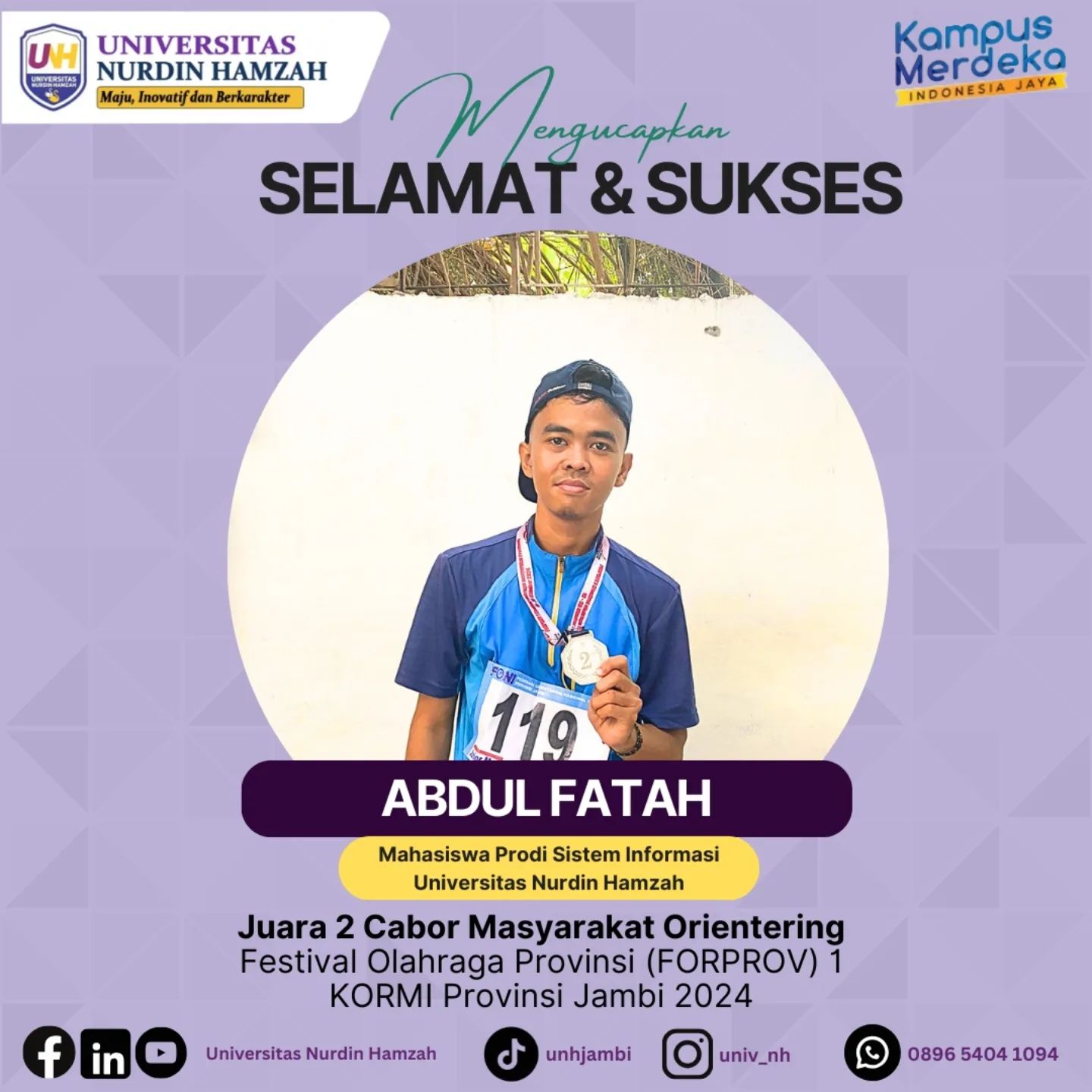 Prestasti Mahasiswa Cabang Olahraga